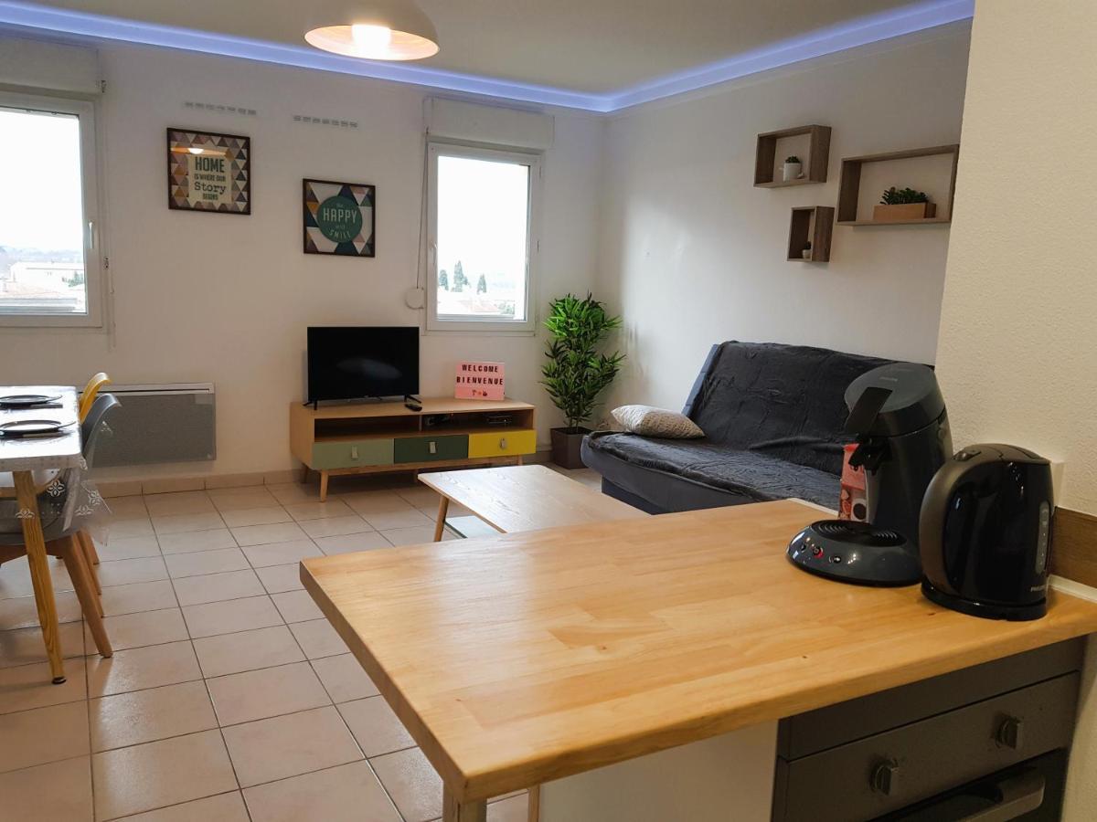 Tout Confort ! Calme, Climatisation, Vue Degagee, Ville ,Parking Gratuit, Ascenseur, Wifi Carcassonne Ngoại thất bức ảnh